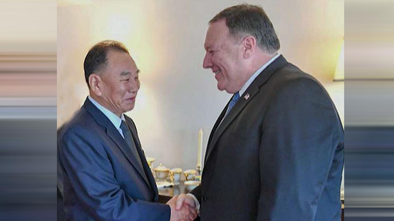 Mike Pompeo meets with Kim Jong Un's right-hand man