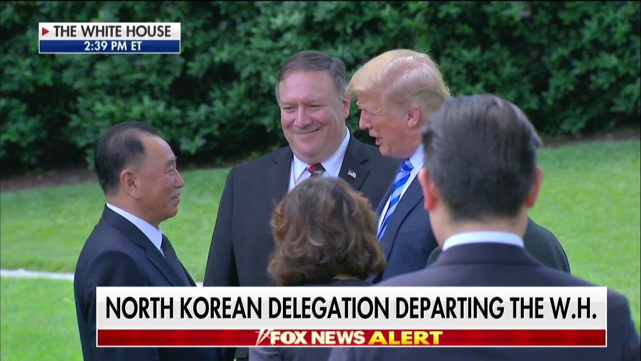 Trump Reacts to Meeting With Korean Spy Chief