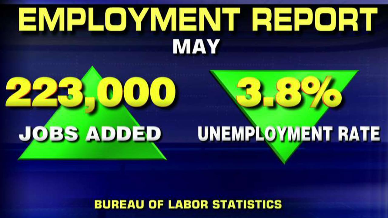 President Trump touts falling unemployment rate