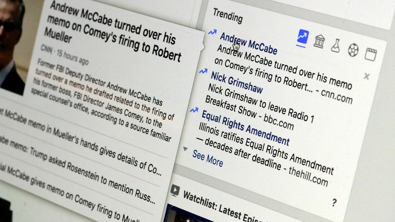 Facebook nixes 'trending' topics, tests breaking news model