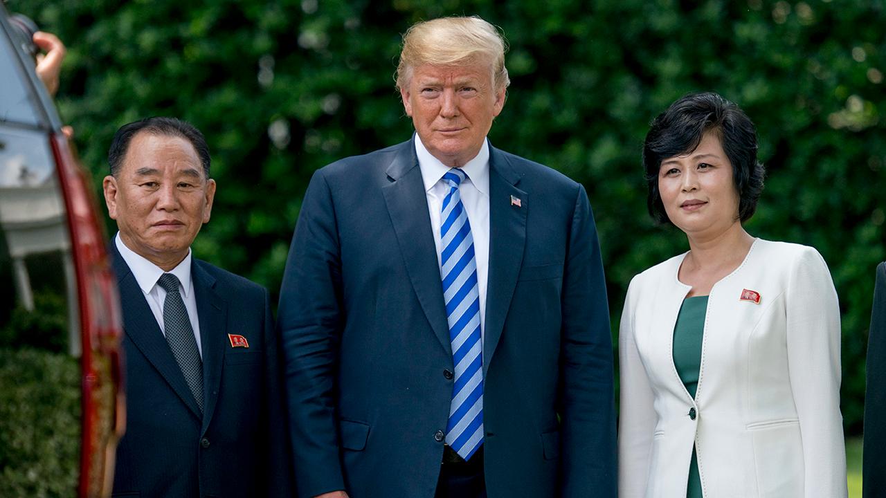 Trump meets with North Korean envoy, says summit is back on
