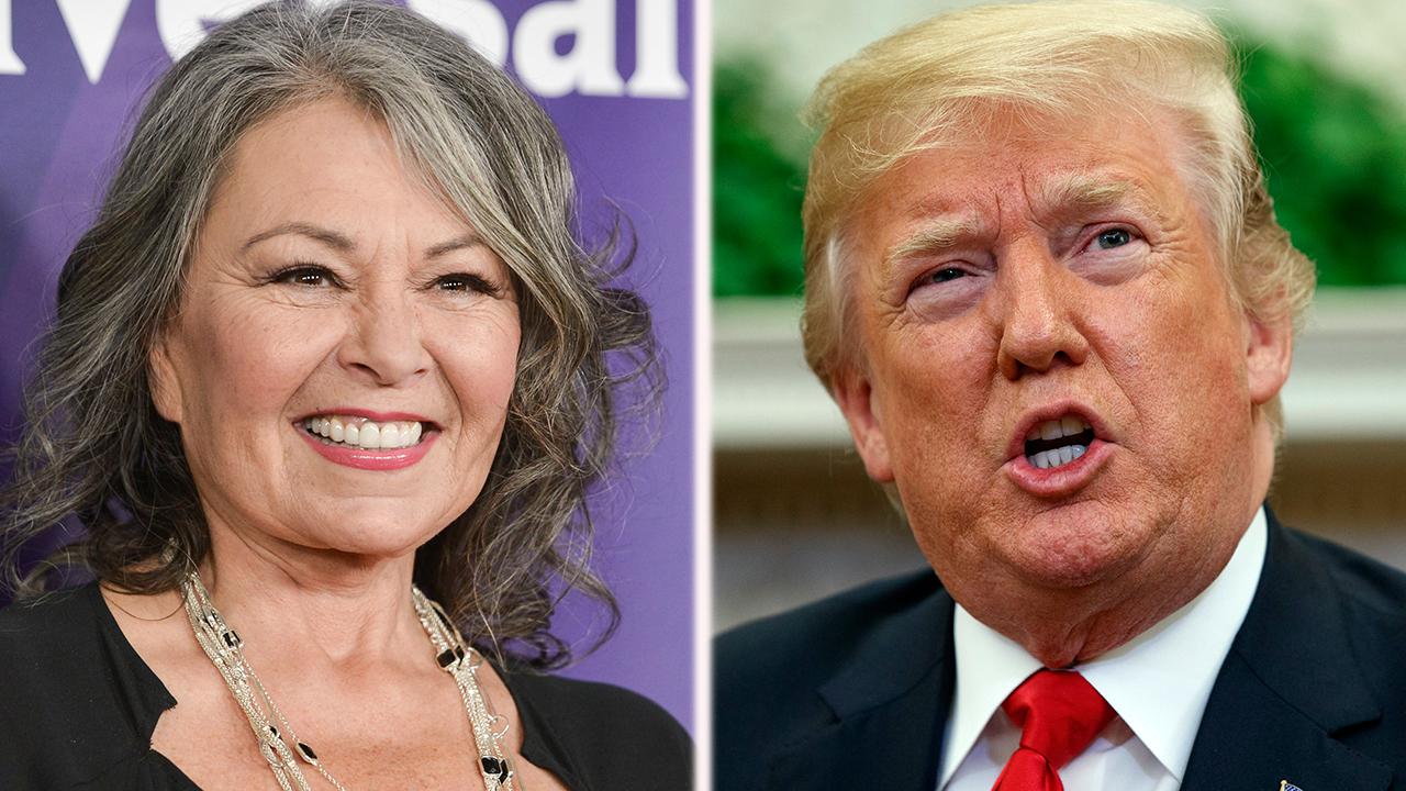 Roseanne critics target Trump