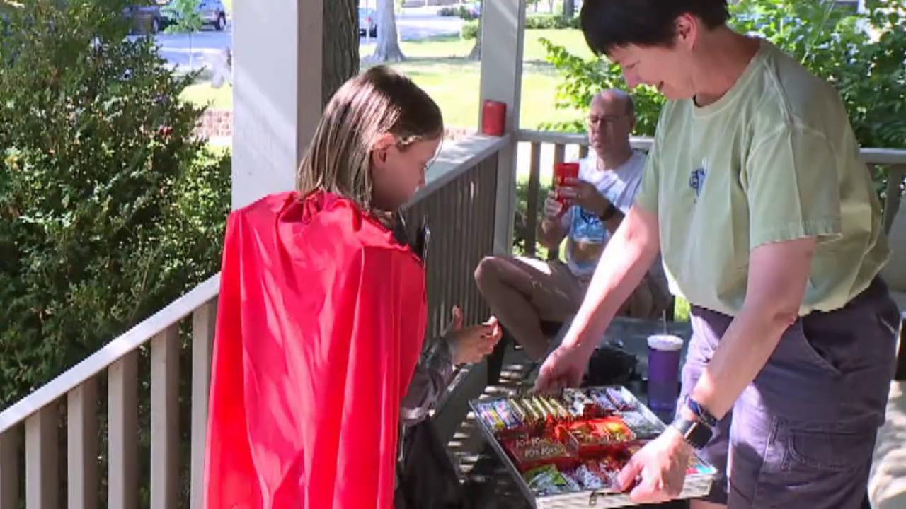 Community celebrates Halloween in June for cancer patient