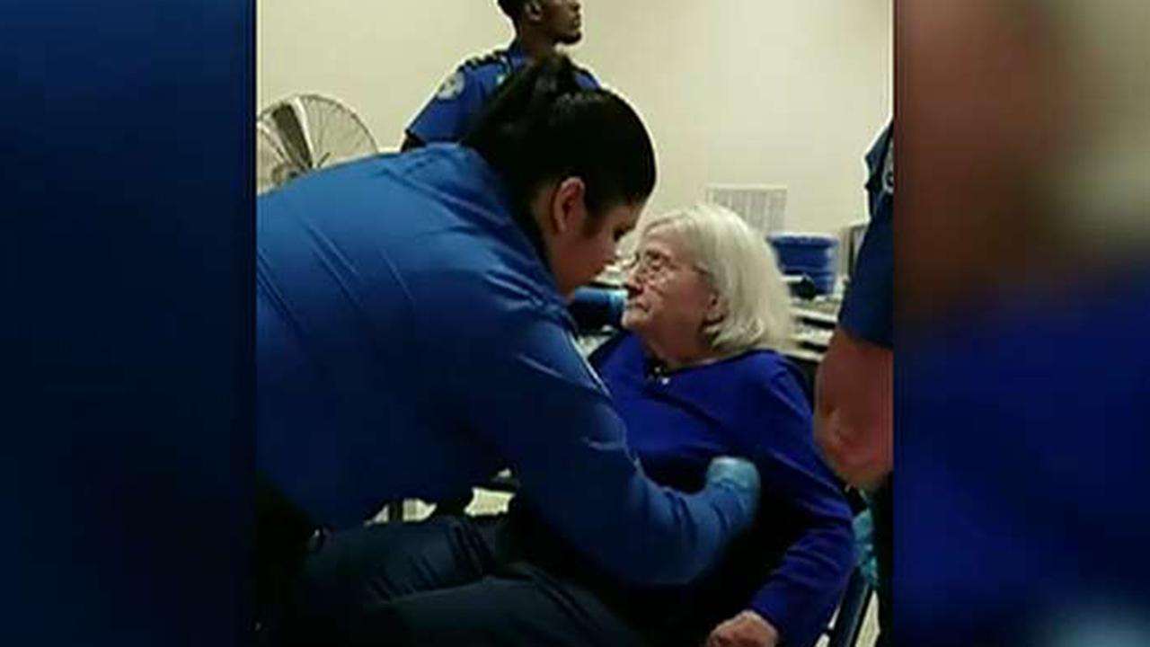 TSA search of elderly woman sparks outrage