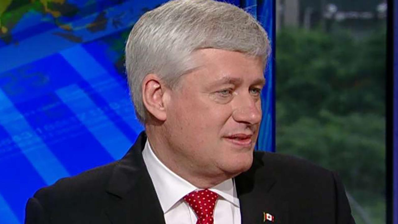 Former prime minister of Canada, Stephen Harper, reacts to dispute between Trump and Trudeau at the G7 summit and discusses the North Korea summit on 'Sunday Morning Futures.'
