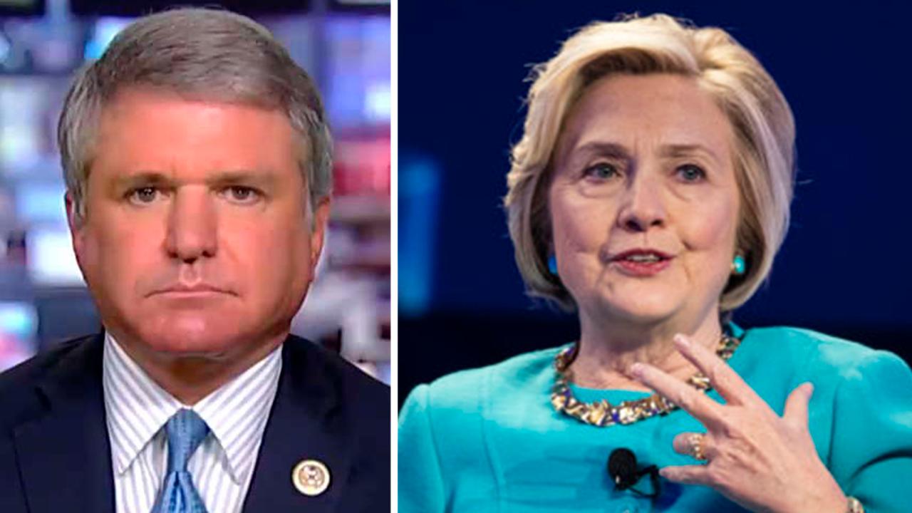 Rep. McCaul: Politics may have been at play in Clinton case