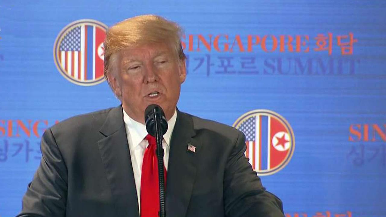 Trump: US will stop 'provocative' war games with South Korea