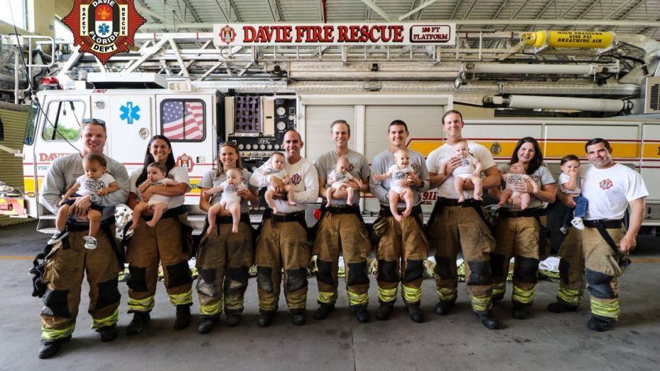 Florida fire station welcomes 9 babies to its family in 10 months
