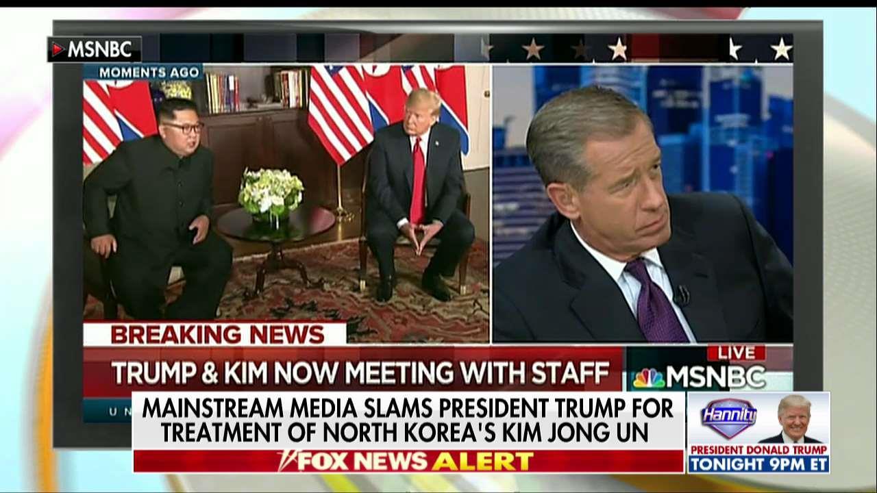 Mainstream Media Slams Trump Over Meeting With Kim Jong Un