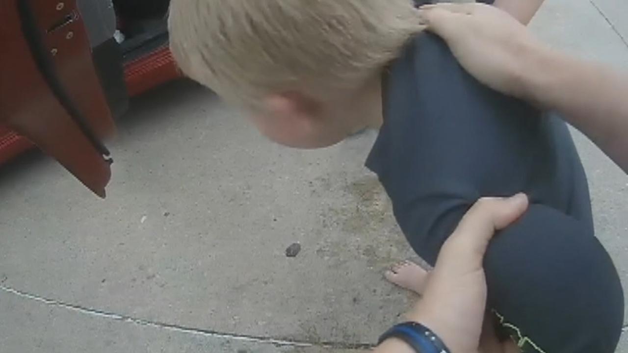 Cop helps save 3-year-old boy choking on quarter