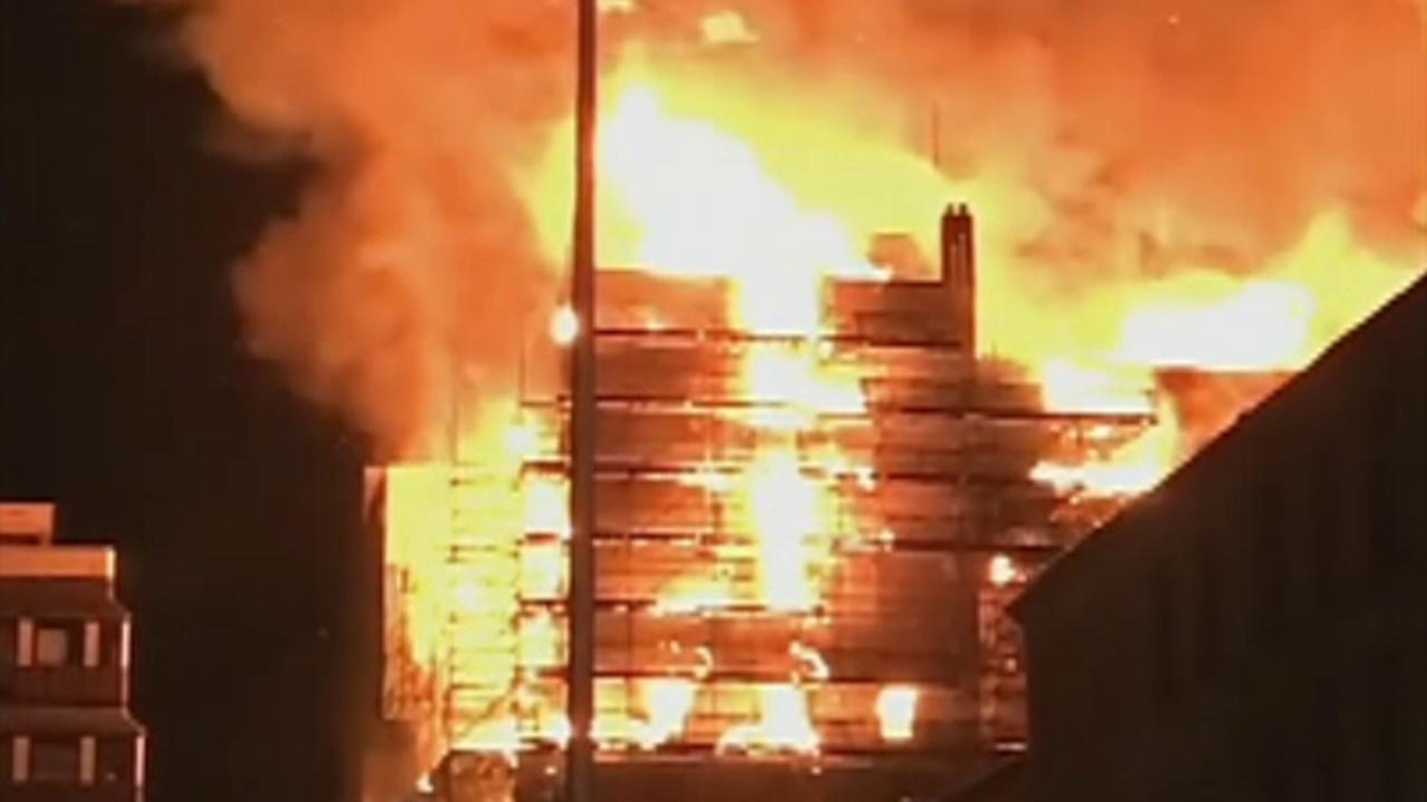 Fire rips through Glasgow School of the Arts