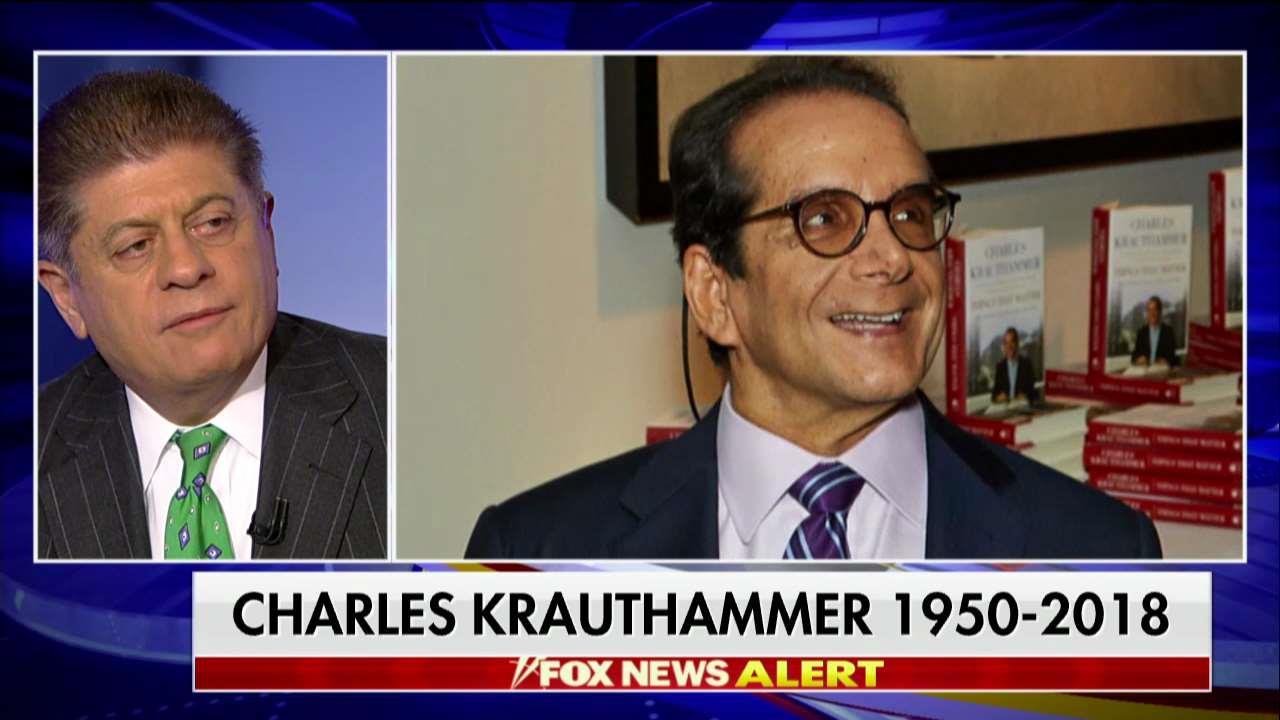 Napolitano Reflects on Krauthammer