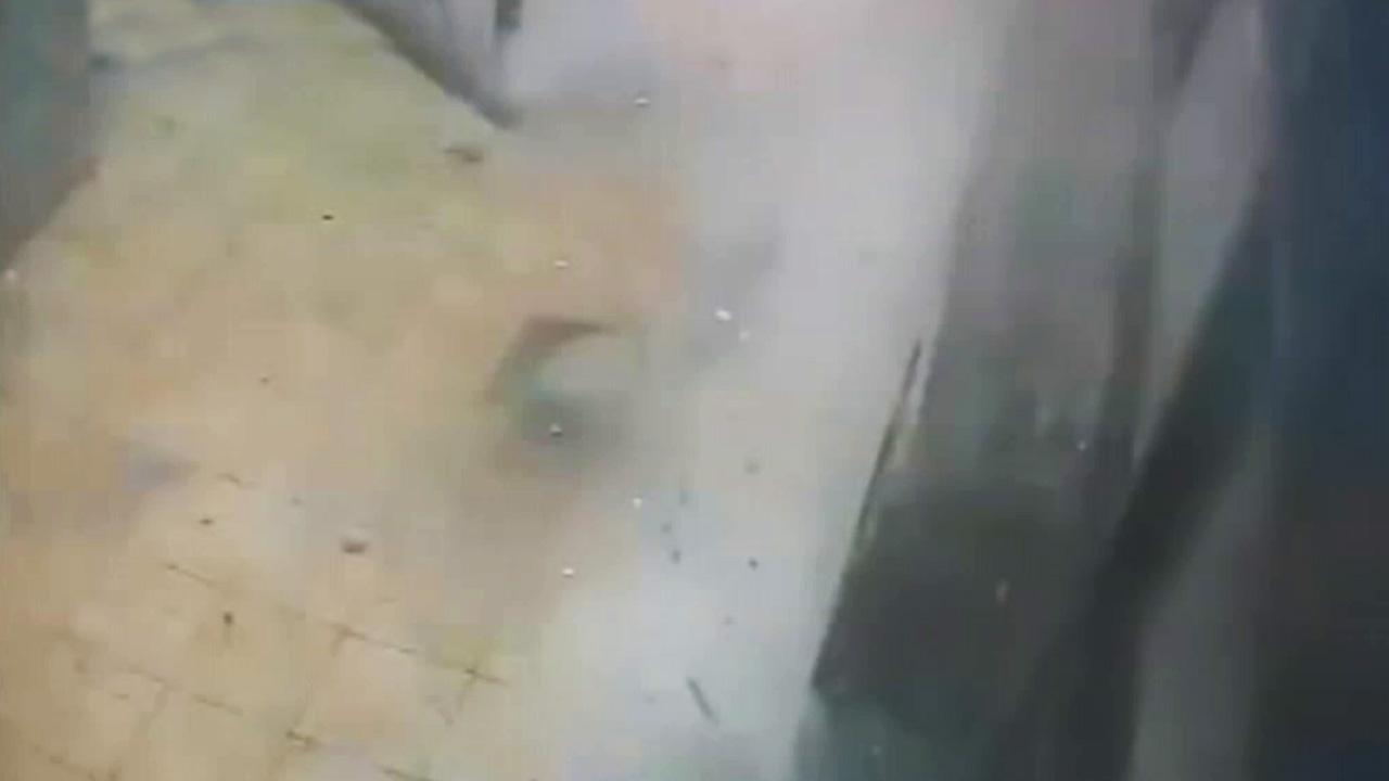 Surveillance video shows ATM explosion 
