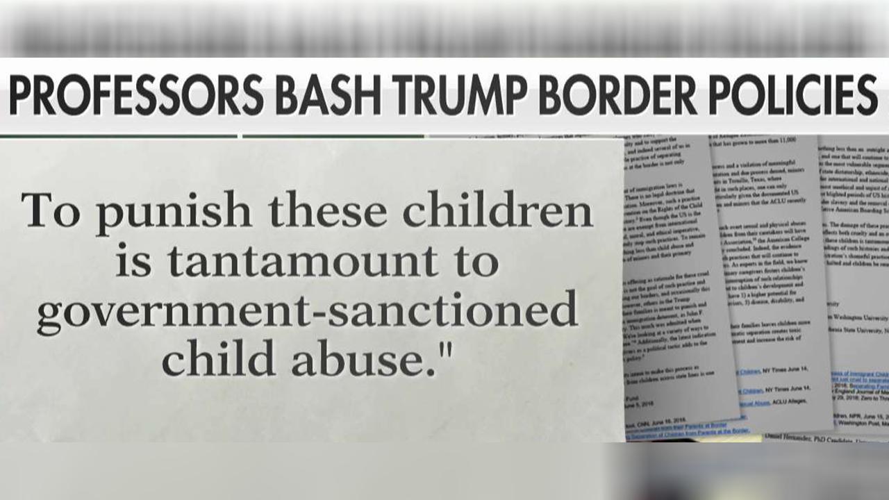 Professors call border policy 'child abuse'
