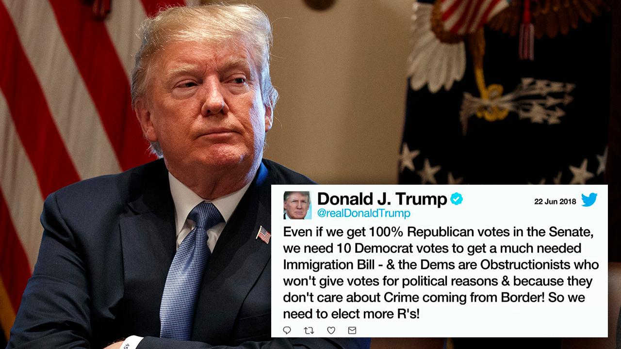 Trump suggests GOP is wasting time with immigration bill