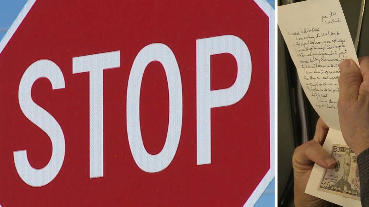 Stop sign thief sends $50, apologizes for decades-old theft