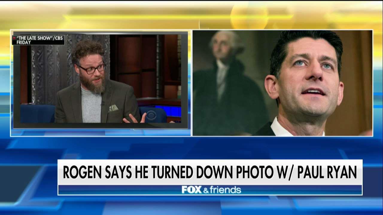 Seth Rogen Says He Turned Down Photo With Paul Ryan