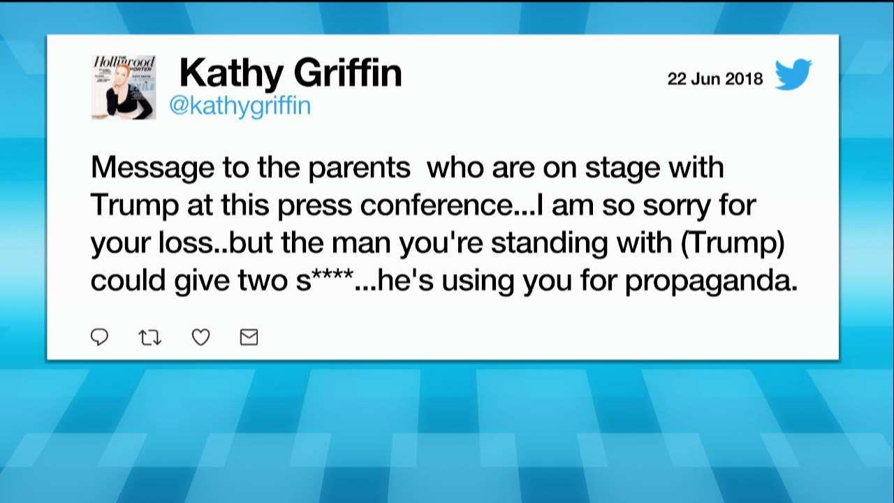 Kathy Griffin Says President Trump Using Angel Families for Propaganda