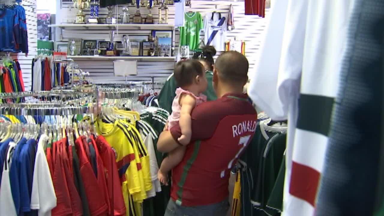 World Cup fever sends fans flocking to stores