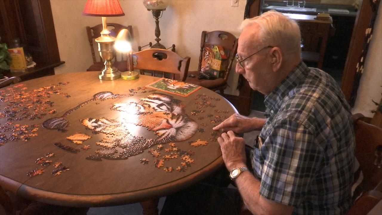 91-year-old Puzzle Man will solve toughest puzzles