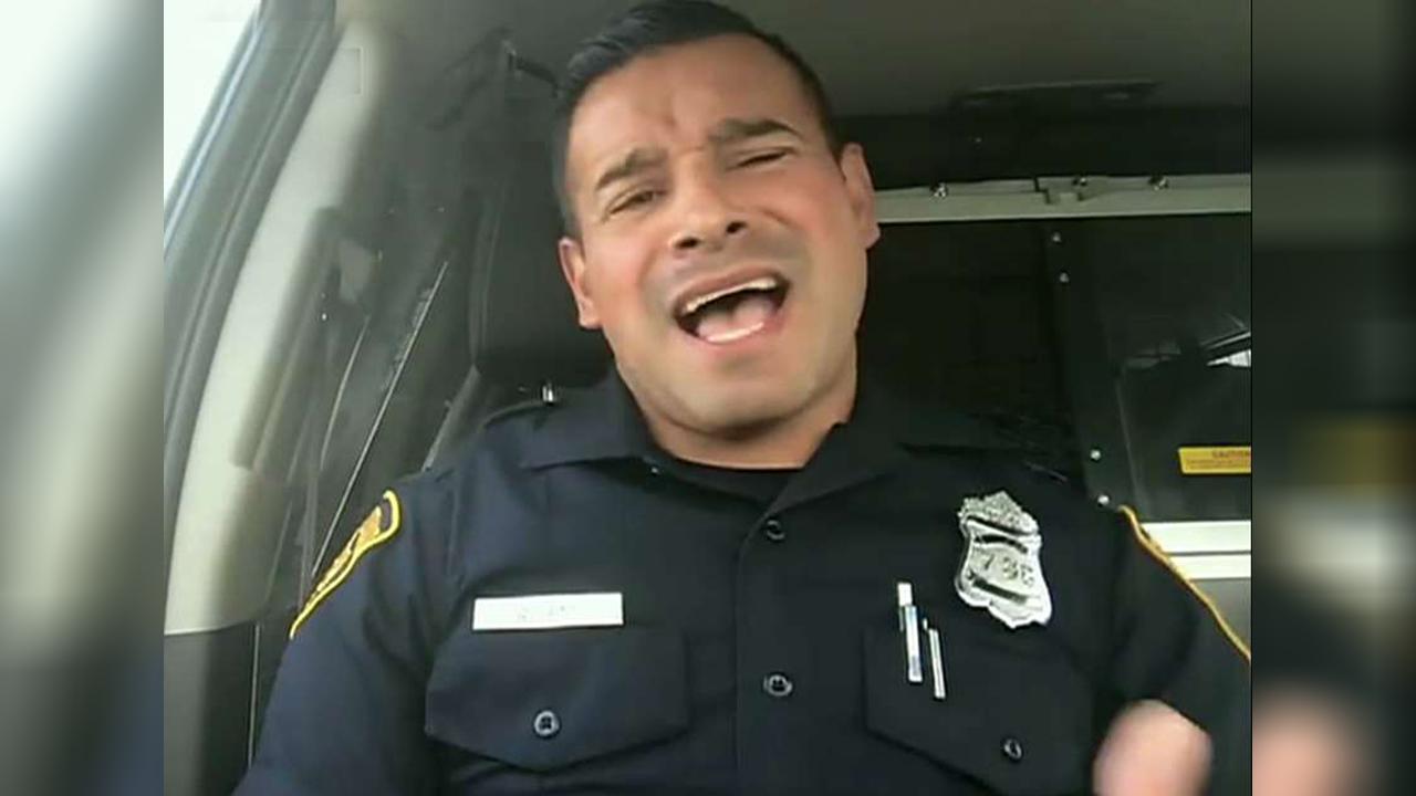 Texas police officers launch viral lip-sync battle