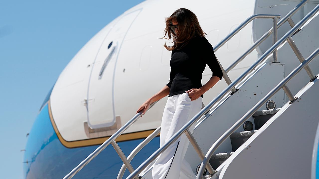 Melania Trump arrives in Arizona to visit migrant facility