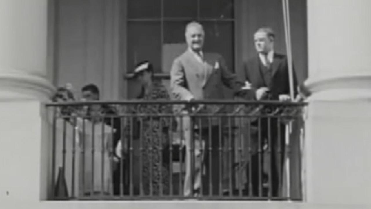 Newly discovered film footage shows FDR walking