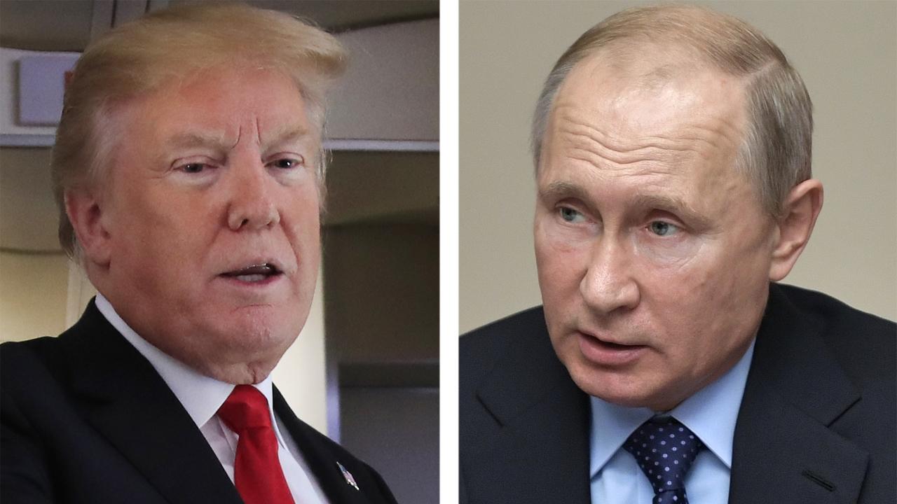 What issues are on the table when Trump meets with Putin?