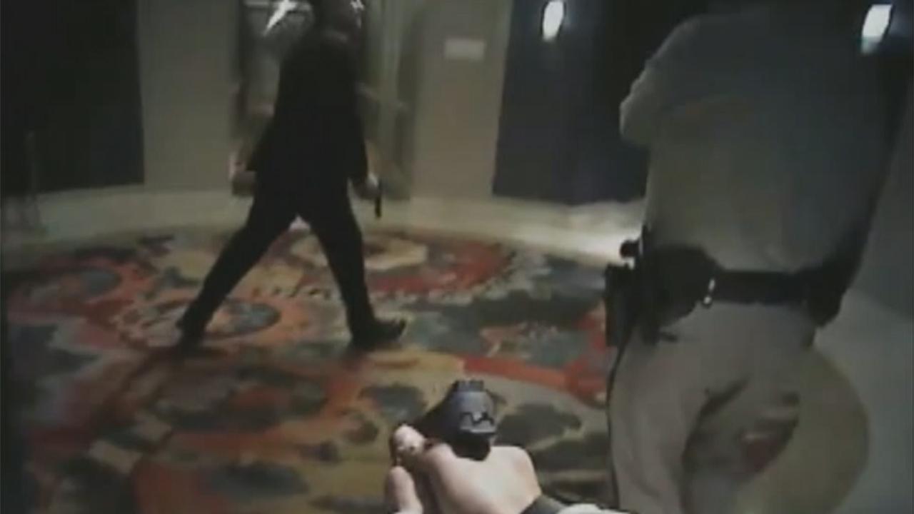 Las Vegas police release more video from night of massacre