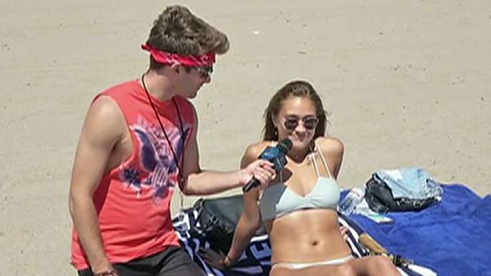 Beachgoers fail Independence Day trivia