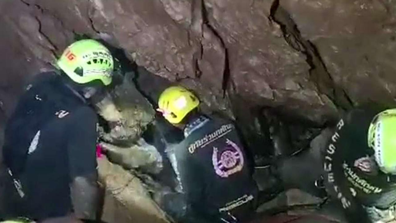 Rescue underway for boys soccer team trapped in cave