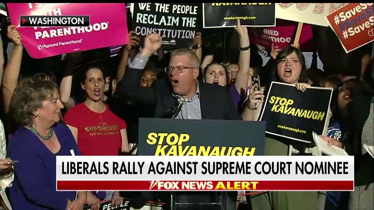 Protesters React to Kavanaugh Choice on Supreme Court