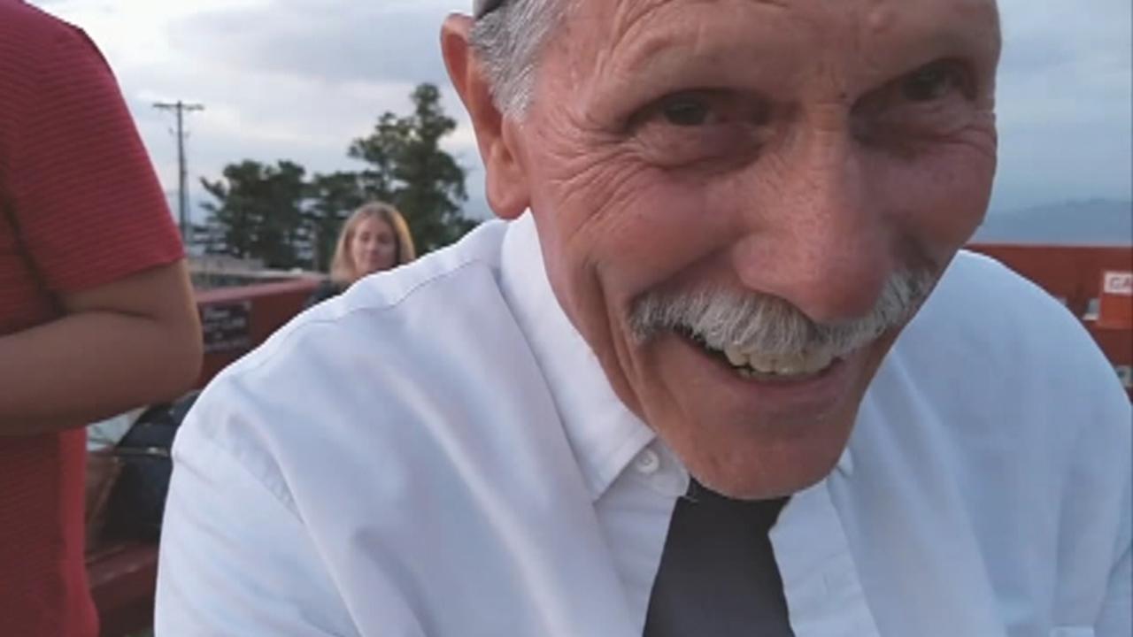 Grandpa filming marriage proposal accidentally records self