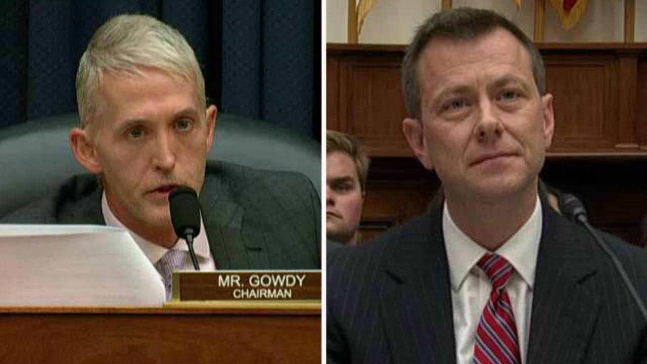 Gowdy to Strzok: 'I don't give a damn what you appreciate'