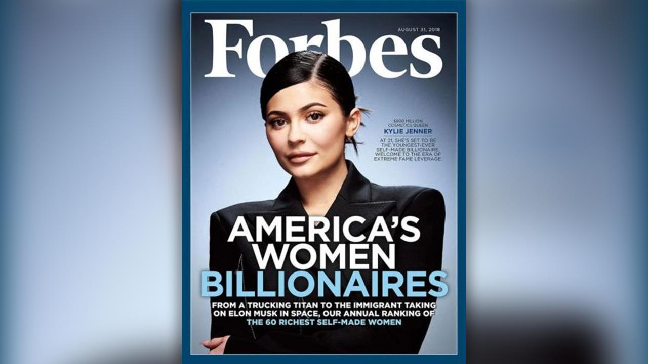 Top Talkers: The 20-year-old graces the cover of Forbes 4th annual list of America's Richest Self-Made Women.