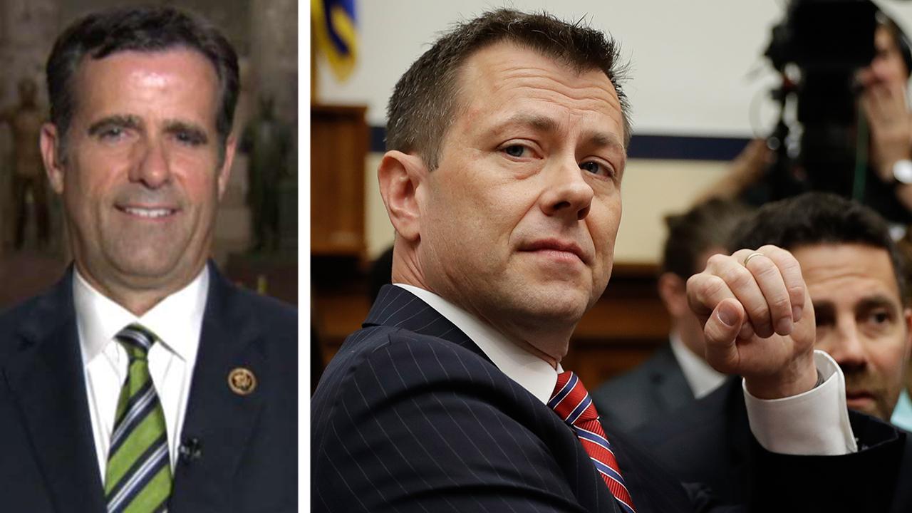 Rep. Ratcliffe: Strzok 'failed miserably' during hearing