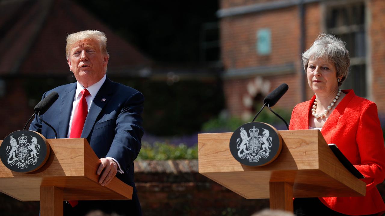 'Fake news': Trump says The Sun left out praise for May