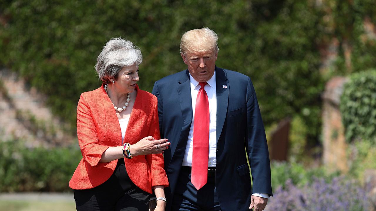 Trump tries to soothe relationship with UK