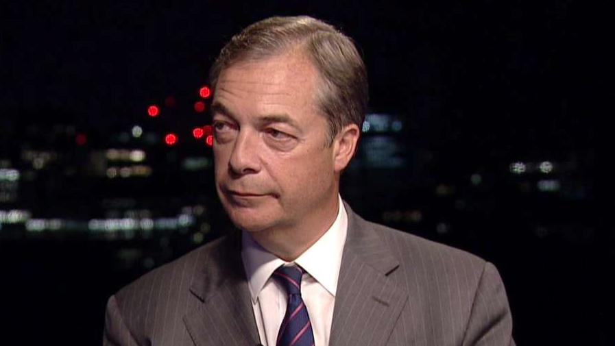 Nigel Farage on Trump's UK visit, May's handling of Brexit 