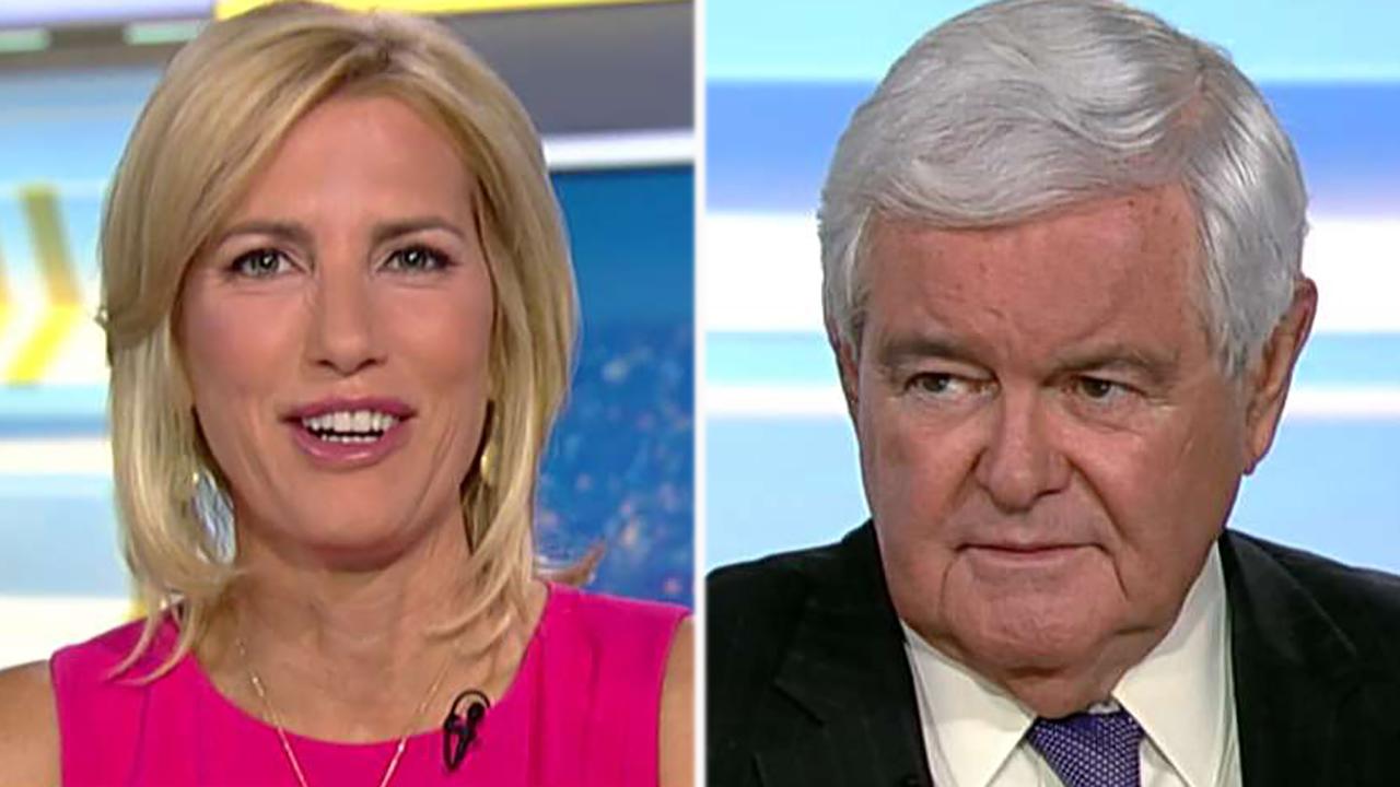 Gingrich on Trump's overseas trip, indictments of Russians