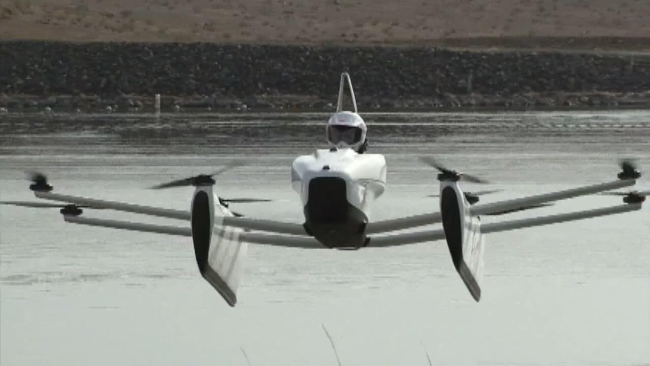 Investors test drive 'flying car' near Las Vegas
