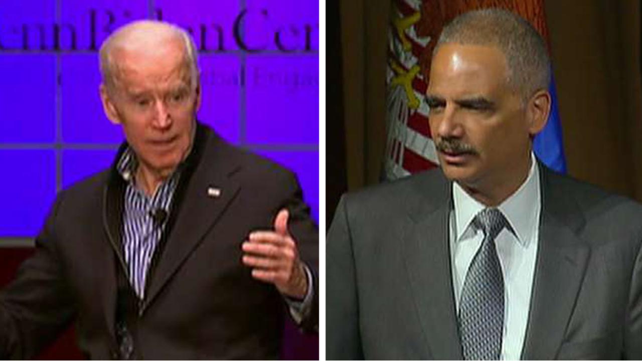 Eric Holder, Joe Biden considering 2020 presidential run