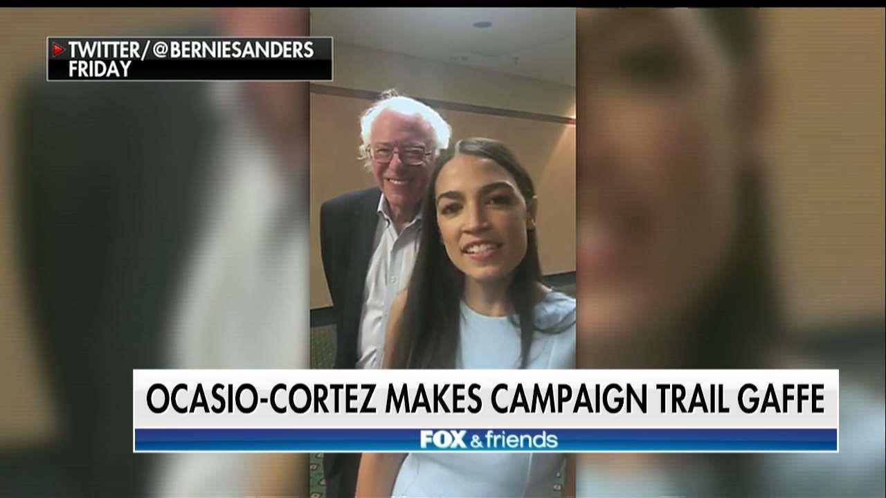 Dem Socialist Ocasio-Cortez Mixes Up Political Colors on Campaign Trail