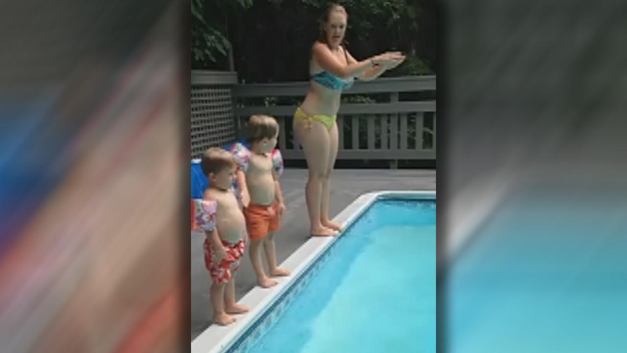 Video of young boy doing belly flop goes viral