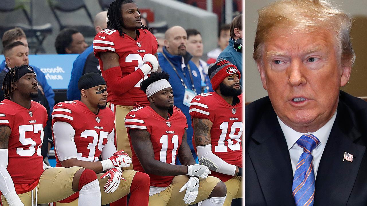 Trump weighs in after NFL puts anthem policy on hold
