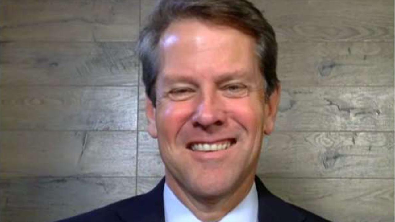 Brian Kemp reacts to receiving endorsement from Trump