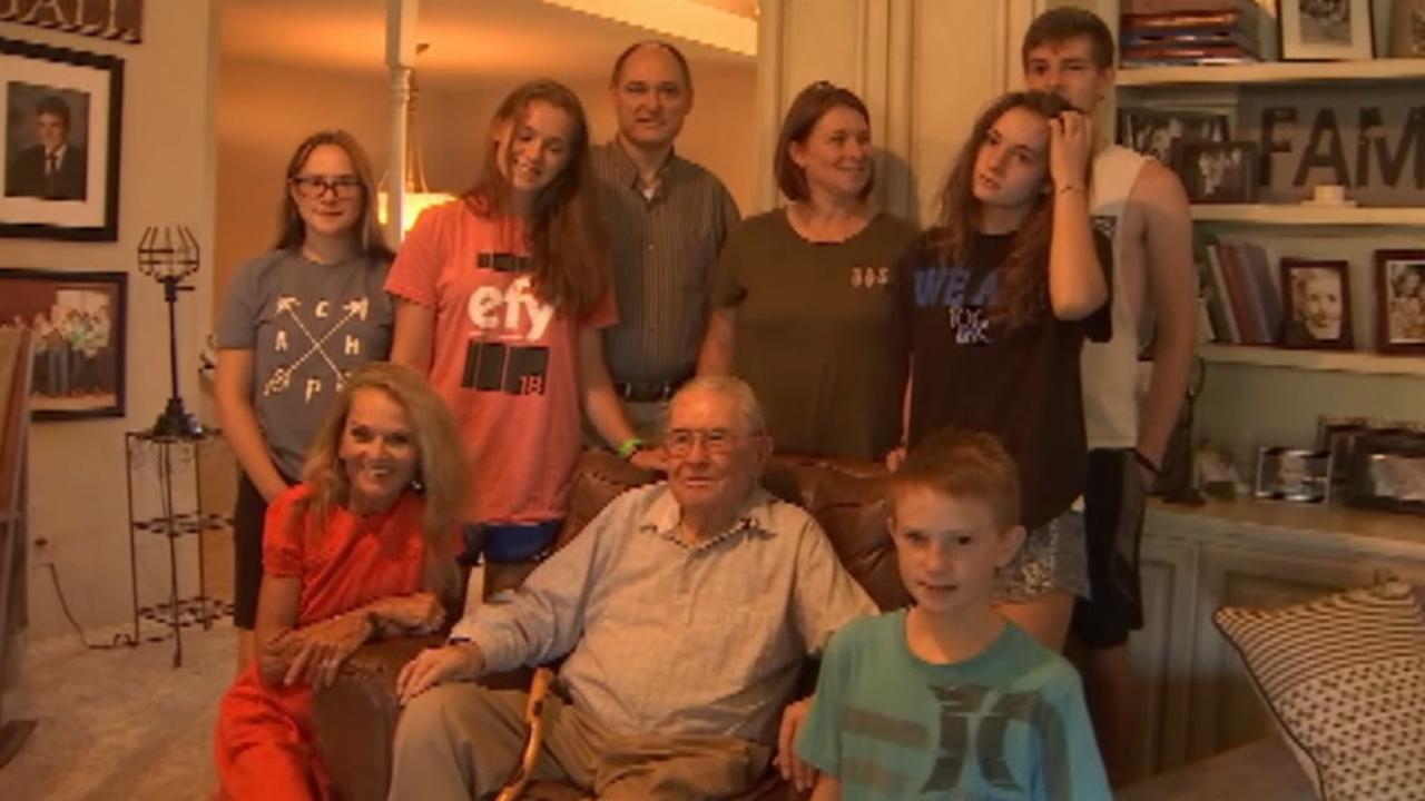 World War II vet shares keys to long life on 100th birthday