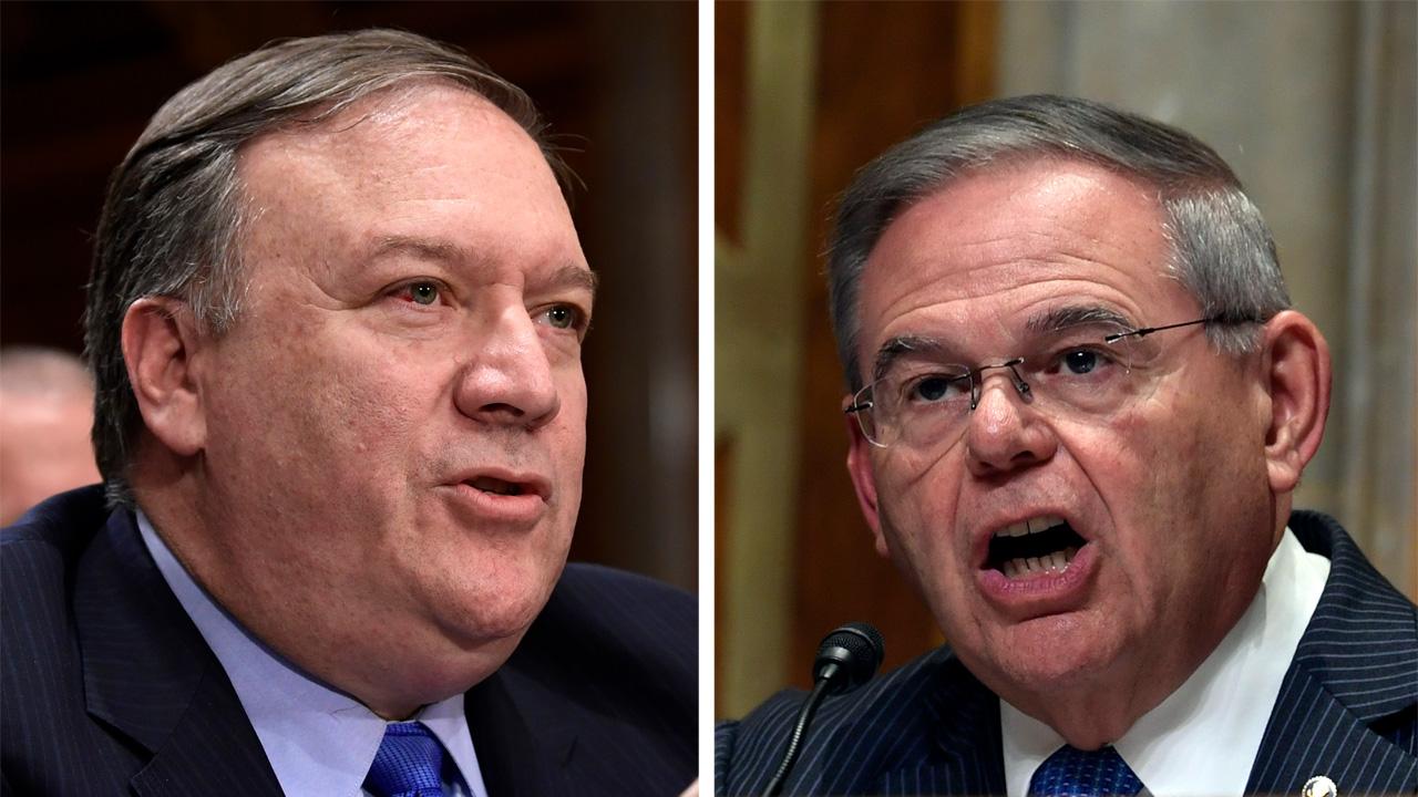Menendez spars with Pompeo over Trump's meeting with Putin