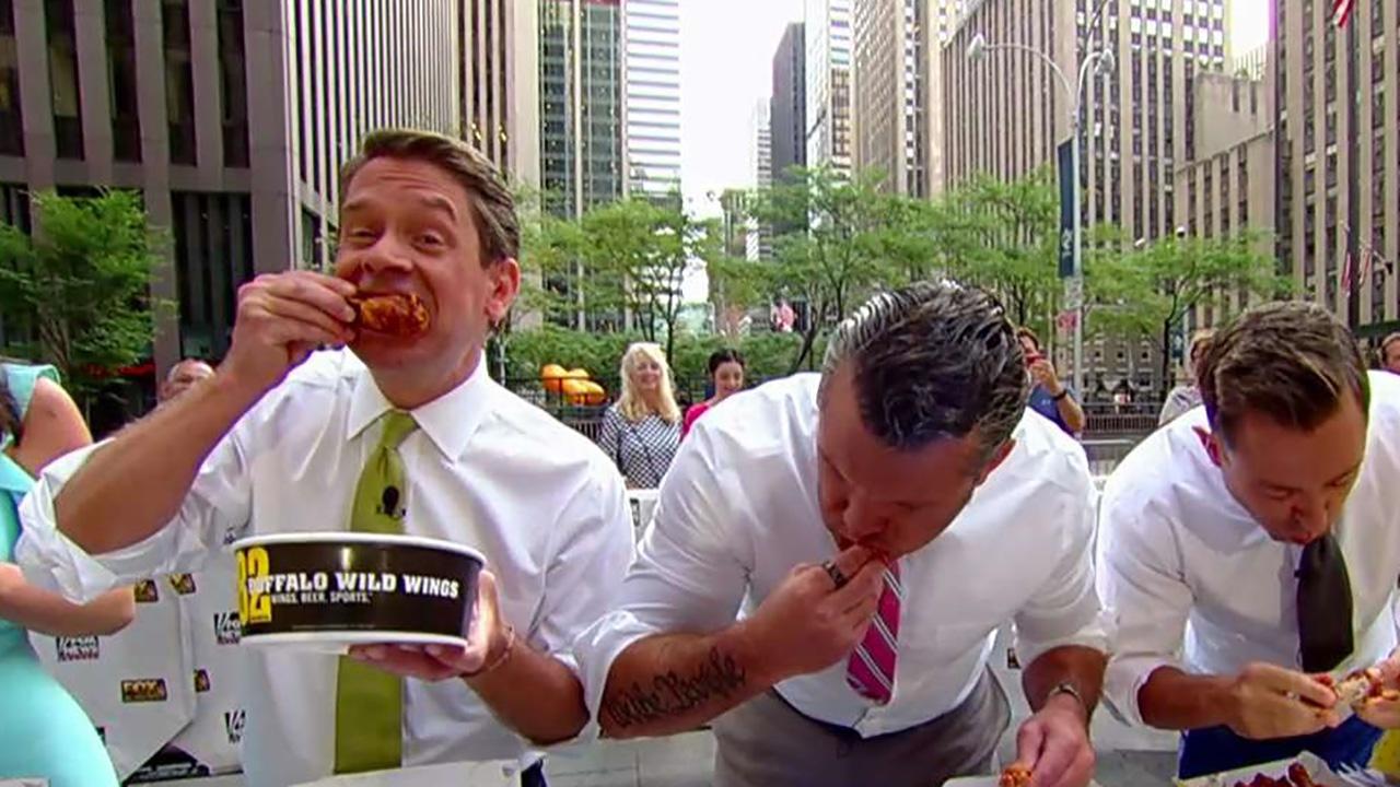 'Fox & Friends' celebrates National Chicken Wing Day