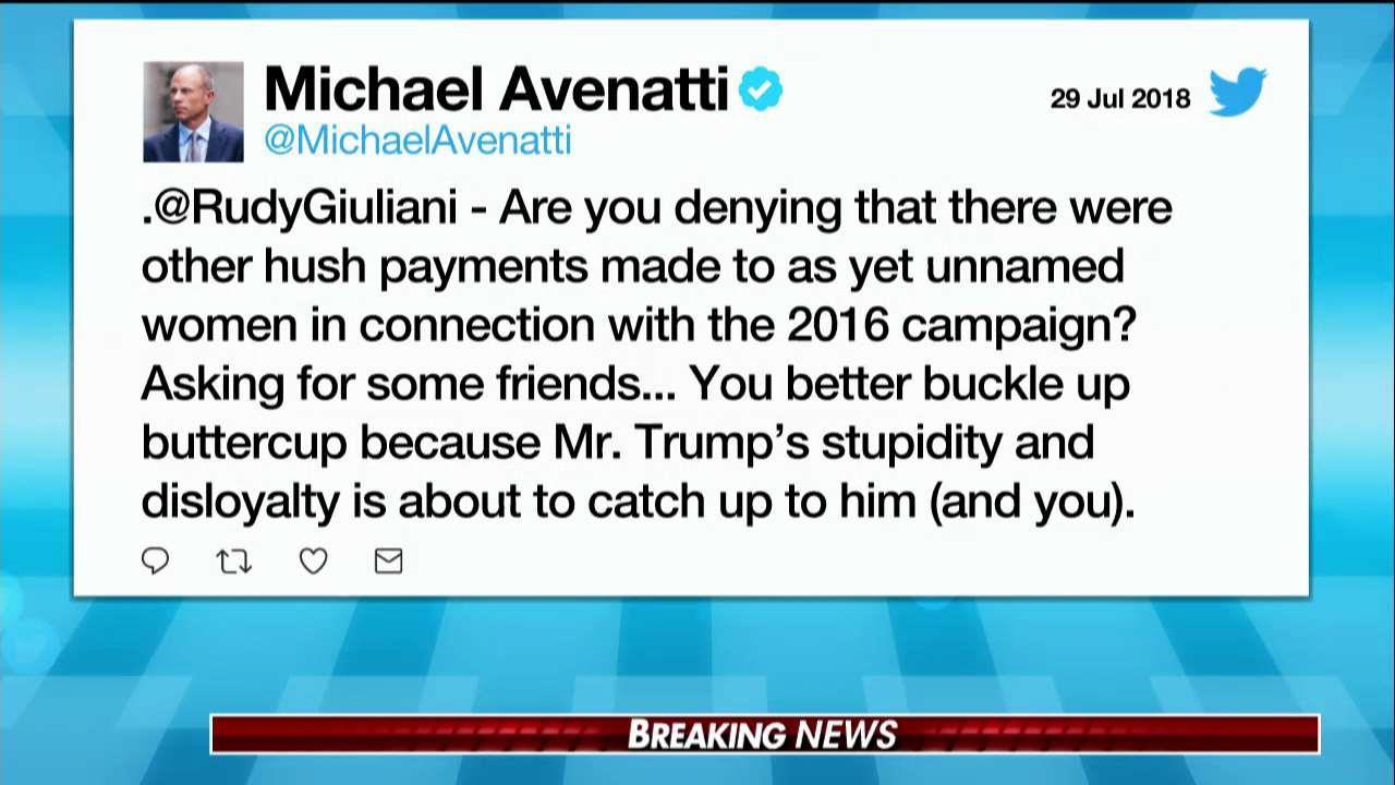 Avenatti Tweets at Giuliani